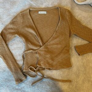 Everlane Wrap Sweater